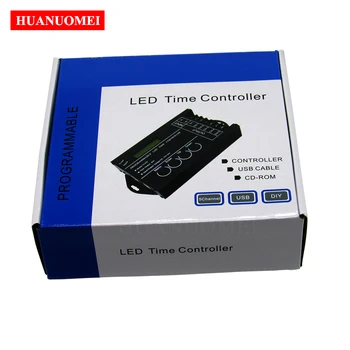 Fierbinte TC420 Timp Programabil Controler cu LED-uri TC420 Acvariu Iluminat Timer Programabil Dimmer Timer cu Cablu USB cd-rom Software