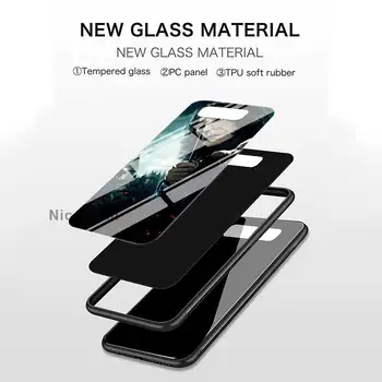 Draco Reacredință Cazuri Pentru Samsung Galaxy S10 5G S20 Ultra S10e S8 S9 Nota 10 8 9 Plus Sticla Capac Telefon