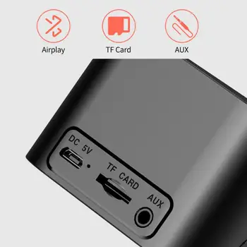 G10 Vorbitor Bluetooth Portabil în aer liber Difuzor Wireless Mini Coloana 3D 5W Muzica Stereo Surround Suport FM TFCard Bass Box