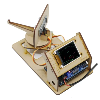 Cu ultrasunete, Radar Proiect Open Source Ecran TFT LCD de Detectare Robot pentru Arduino