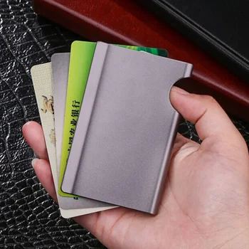2019 Nou Stil de Titularul Cardului de Credit Bărbat din Fibra de Carbon Titularul Cardului de Oameni Super Light Card de Cazuri 5 culori mini care pleacă card de portofel