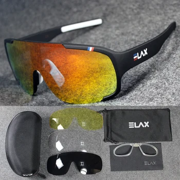 ELAX Ciclism ochelari de Soare Ciclism de Conducere de Funcționare Golf, Pescuit, Sporturi în aer liber Bărbați Femei ochelari de Soare Cadru Jumătate O Bucată de Turnare