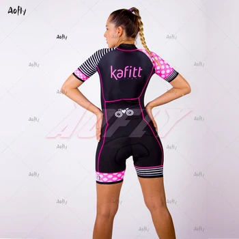 2020kafitt Triatlon Femei Ciclism Jersey Skinsuit seturi fata Salopeta Maillot Ciclism îmbrăcăminte macaquinho ciclismo feminino