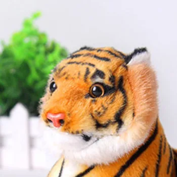 Fierbinte de Vânzare Kawaii Drăguț Alb Galben 20 cm Tigri Jucării de Pluș Simulare Tigri Moale Păpuși de Pluș pentru Copii Perna de Pluș Jucării Copil