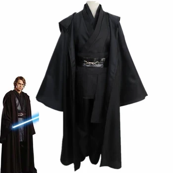 Star Wars Anakin Skywalker, Darth Vader, Cosplay, Costume De Cavaler Jedi Tricou+Pantaloni+Curea+Curea De Umar+Mantie Costum De Halloween