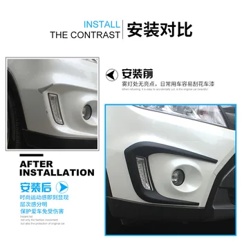 Pentru Suzuki Vitara 2016 2017 2018 Masina de zi de funcționare lumină capac de protectie, bara de protectie fata anti-coliziune bar, anti-frecare bar
