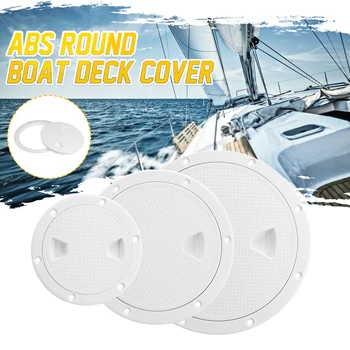 ABS 4 6 8 Inch Rotund Cabină de pe Puntea Barca Yacht Hatch Capac Placa cu Barca Accesoriile Marine Hardware