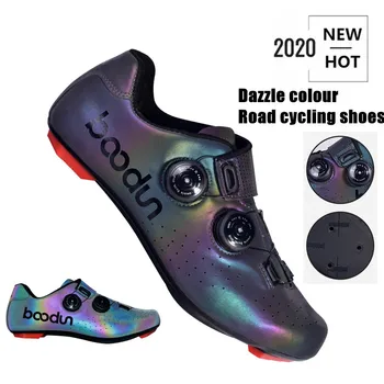 2020 drum Nou pantofii de ciclism profesionist de curse de biciclete road biciclete adidași orbire culoare ultralight respirabil auto-blocare pantofi