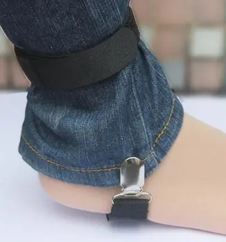 4buc/lot Elastic boot clipuri picior bretele ține strâns lin catarama din plastic multifuncțional unisex barbati pantaloni suspensor