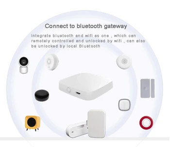 Tuya APP Control de la Distanță Bluetooth Sertar de Blocare Invizibil sistemului de acces fără cheie Electrice Wifi de Securitate de Blocare de Blocare de Control Acasă Inteligent