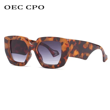 OEC CPO Moda Punk Pătrat ochelari de Soare pentru Femei Brand Designer de Mare Rama de Ochelari de Soare de sex Feminin Nuante Femei UV400 Ochelari de Oculo O942