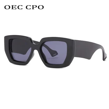 OEC CPO Moda Punk Pătrat ochelari de Soare pentru Femei Brand Designer de Mare Rama de Ochelari de Soare de sex Feminin Nuante Femei UV400 Ochelari de Oculo O942