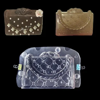 HEARTMOVE Manual DIY Tort 3D doamnei sac de Ciocolata mucegai din Plastic Policarbonat Sac de Ciocolată în Formă de instrumente de luare 9504