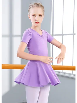 Fata De Balet Practică Fete De Balet, Dans, Rochie Dans Costume Fusta De Balet De Fuste Gimnastica De Costume De Baie Copii Tul Inconjurat Tricouri
