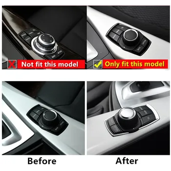 Auto Styling Consola de Butoane Multimedia Rama Decor Capac Ornamental Pentru BMW 1/2 Serie Tourer F45 F20 F21 Accesorii de Interior