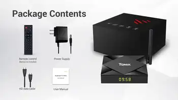 Tanix TX6S Tanix Android 10.0 TV Box Allwinner H616 4GB 64GB Media Player, WiFi, bluetooth 8K TV Set top box pentru Google Asistent