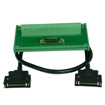Universal SCSI 50 SCSI50 CN50 breakout bloc terminal interface pentru MR-J3, Yaskawa servo SCSI50 cablu