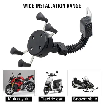 Motocicleta Suport de Telefon Mobil Suport Moto Biciclete Suport Pentru Smartphone Fixarea Telefonului Navigare Suport pentru Oglinda Retrovizoare