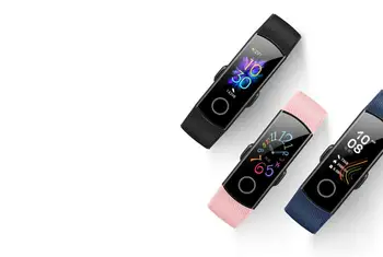 Original Huawei Honor Band 5 Brățării Inteligente Oximetru AMOLED Touch Ecran Color de Înot Postura Detecta rezistent la apa 5ATM Onoare Trupa