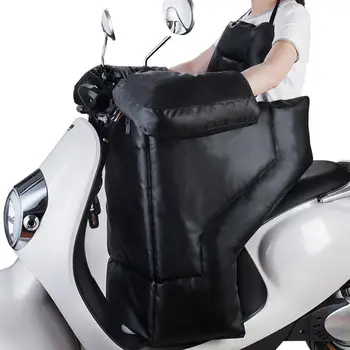 Motocicleta Picior în Poală Șorț Acoperi Rece Mănuși Rezistente la Vânt PU Cald Iarna Accesorii pentru Autovehicule și Pentru motoare de Scuter Electric Universal
