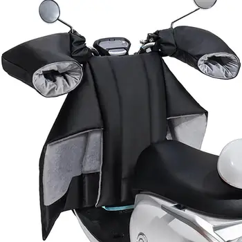 Motocicleta Picior în Poală Șorț Acoperi Rece Mănuși Rezistente la Vânt PU Cald Iarna Accesorii pentru Autovehicule și Pentru motoare de Scuter Electric Universal