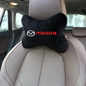 Accesorii auto potrivit pentru Mazda 2 3 5 6 8 CX5 CX-5 CX-7 CX-9 MX-5 ATENZA Axela Confort compus din bumbac Respirabil Masina Gât Perne