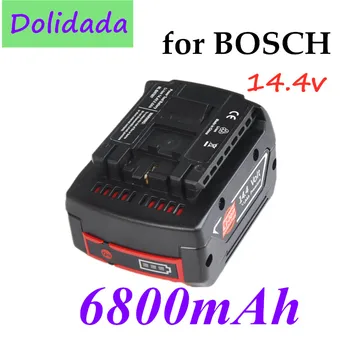 14.4 V 6800mah baterie Reîncărcabilă Li-ion Baterie Pack pentru Acumulator BOSCH Electric Burghiu, Șurubelniță BAT607 BAT607G BAT614 BAT614G
