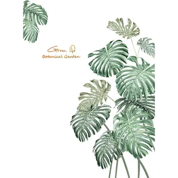 Creative plante de camera de decorare perete autocolant perete DIY Plaja Palmier Tropical Frunze de Autocolante de Perete de Artă Modernă de Vinil Decal Perete