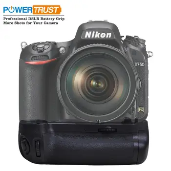 Powertrust verticale MB-D16 baterie suport de prindere pentru Nikon D750 DSLR Camera de lucru cu EN-EL15 acumulator Sau 6Pc Baterii AA