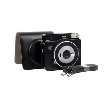 Caz de protecție pentru Fujifilm Instax Pătrat SQ6 Camera de Film Instant PU Geantă din Piele, cu Curea de Umăr Pentru Instant S