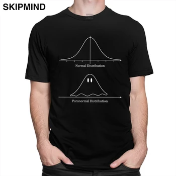 Amuzant Distribuție Normală Paranormale Tricouri Barbati Din Bumbac Umor De Distribuție Matematica Tricou Geometrice Tricou Cu Mânecă Scurtă T-Shirt De Vara