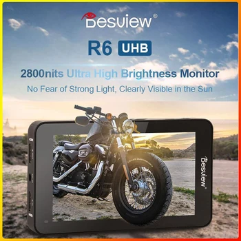 Desview R6 UHB Monitor 4K De 5.5 Inch, Camera Domeniul Monitor HDMI FHD 2800nits 1920x1080 3D LUT HDR, Touch Ecran pentru Sony Canon Video