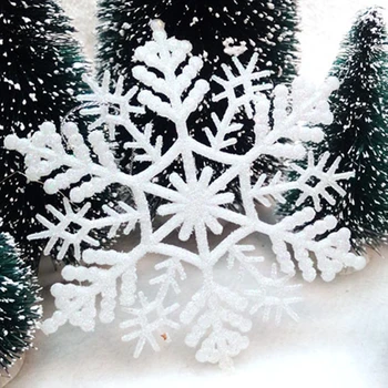De crăciun, Decorațiuni pentru Bradul de Crăciun Fulg de nea din Plastic 12buc Congelate Decoratiuni Craciun Decoratiuni Craciun Decoratiuni pentru Casa,Q