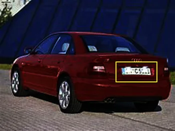 ANGRONG 2x Alb Canbus LED Numărul de Înmatriculare Aprinde Becuri Canbus Pentru Audi A4 B5 1995-2001
