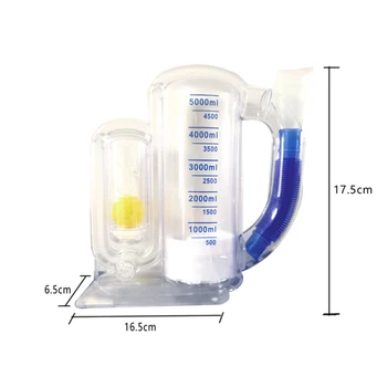 3000/5000ml Aparate Capacitatea Vitală Respirație Antrenor Spirometru Stimulent Pulmonar de Respirație Practicanta de Formare de Reabilitare