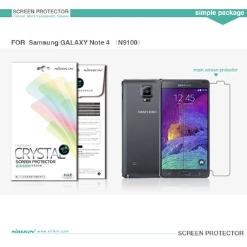 2 buc/lot ecran protector PENTRU Samsung GALAXY Nota 4(N9100) NILLKIN Mata SAU Super clear folie de protecție cu amănuntul pachet