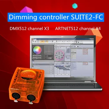 Protable Dmx Computerizat de Iluminat Controller Kit pentru Etapa Lampa corp de Iluminat