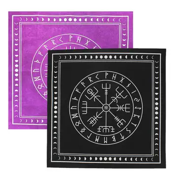 Tarot Soarele Luna Tabla De Joc Textile Card Special Față De Masă Astrologie Tarot Divinație Carduri De Masa Pentru Magicieni Tabla De Joc