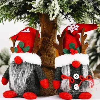 Crăciun Doll Inovatoare Suedeză Pitic Fără Chip De Păpușă Ornamente, Decoratiuni De Craciun Pentru Casa Pădure Bumbac Bătrân Papusa