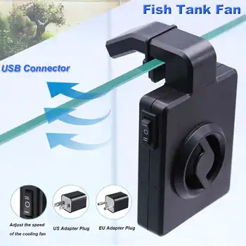 Portabil, rezistent la apa USB de Încărcare Chiller Zgomot Redus Clip Acasă Apă de Răcire Ventilator Mini Plastic rezistă Acvariu Rezervor de Pește