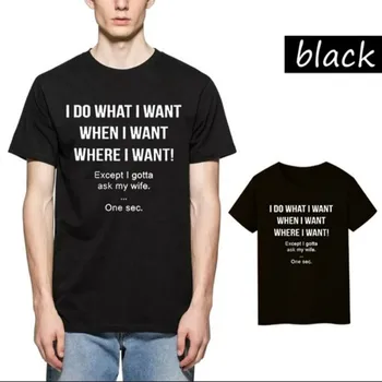 BTFCL Amuzant FAC CE VREAU Imprimare Negru T-Shirt Femei Barbati Noi de Vara Casual din Bumbac-coreean Hip-Hop-Tricou Tricou Harajuku