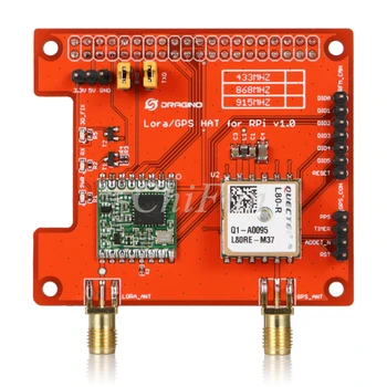 LorGPS PĂLĂRIE V1.Versiunea 4 Lora/GPS_HAT este un expension module pentru LoRaWan și GPS pentru ues cu Raspberry Pi