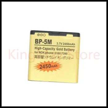 Capacitate mare de Aur baterie BP-5M Baterie Reîncărcabilă Li-ion Pentru Nokia 5610 6500S 5611 6110C 5710 8600 5700 7390 Acumulator 5M