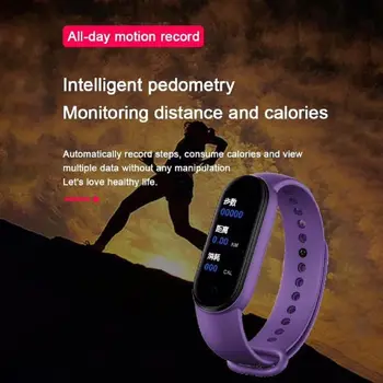M5 Sport Tracker De Fitness Smartband Brățară Inteligent Tensiunii Arteriale Monitor De Ritm Cardiac Band Bratara