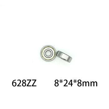 10buc 628ZZ 8x24x8mm Miniatură Materiale din Oțel Pentru Scule Electrice de Brand Nou Mini Rulment Profunde Groove 8*24*8mm 628 zz