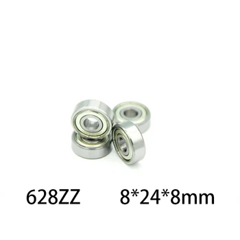 10buc 628ZZ 8x24x8mm Miniatură Materiale din Oțel Pentru Scule Electrice de Brand Nou Mini Rulment Profunde Groove 8*24*8mm 628 zz