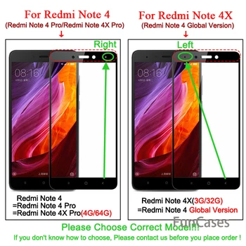 Se acoperă Sticla Pentru Xiaomi Redmi 4X Nota 4 5 Caz Sticlă de Protecție Pentru Xaomi Xiomi Redme Notă 4X 4 6 Pro S2 Note4 Note4x X4
