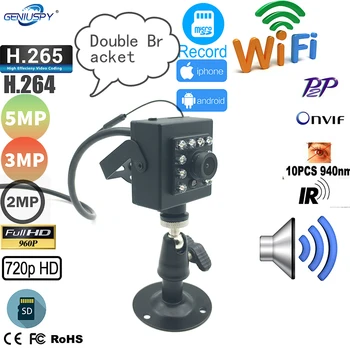 1MP 1.3 MP, 2MP, 3MP, 5MP Sony IMX335 HD 1920P 940nm IR Card SD Audio Mini Camera IP Wifi Pentru automobile si Industria Cuib de Pasăre Camhi Camhipro