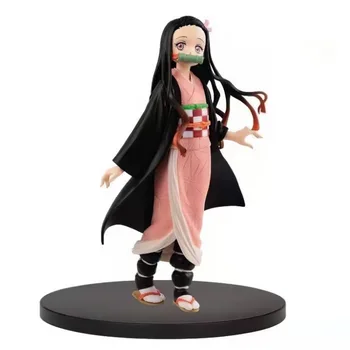 18cm Demon Slayer Kimetsu Nu Yaiba Zenitsu Nezuko Inosuke PVC Japonia Anime Figurine Model Toy Anime Figurina Jucarie Papusa
