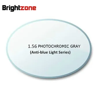 1.56 Anti-blue Ray Fotocromatică Calculator Gri Radiații UV de Protecție HC Anti-Reflexie CR-39 Rx Ochelari de vedere baza de Prescriptie medicala Lentile